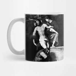 Mourning, care and love for the body of Jesus Christ after the crucifixion Mug